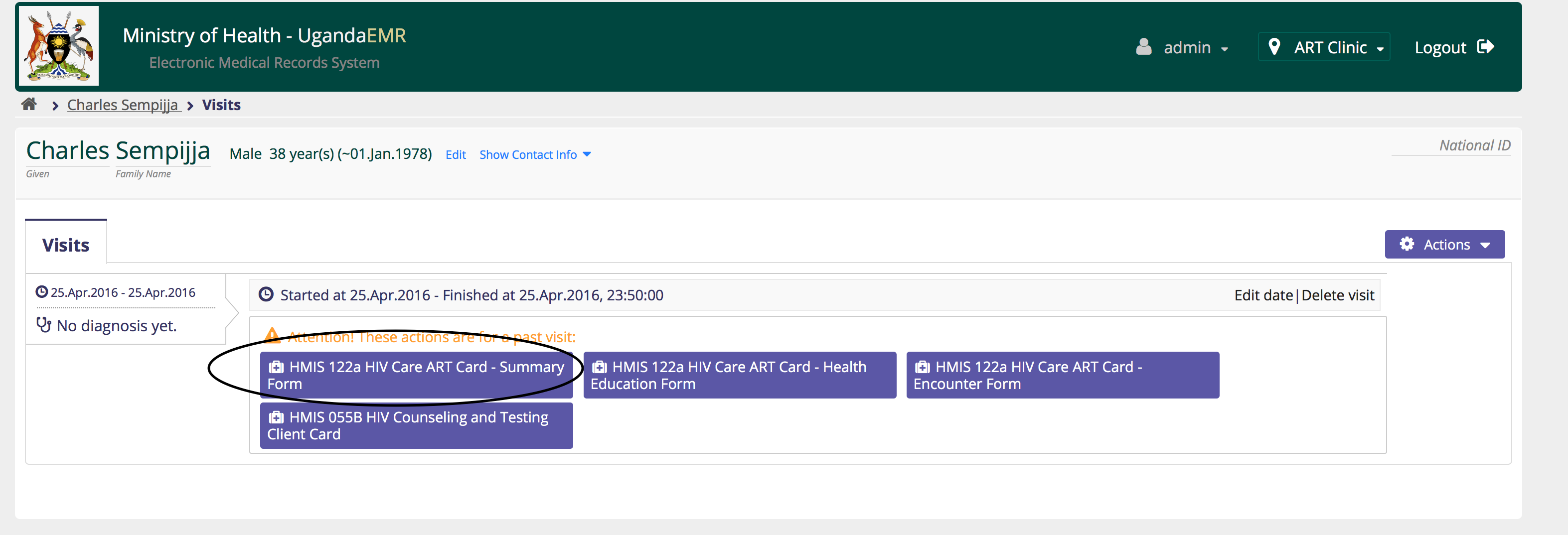 Patient Visit Details
